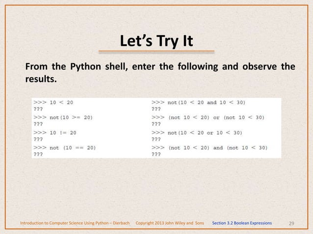 Control structures in Python programming | PPT