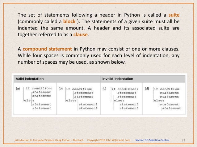 Control structures in Python programming | PPT