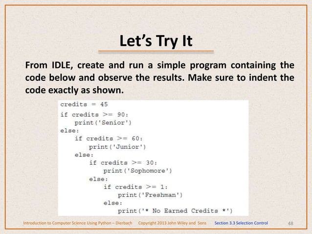 Control structures in Python programming | PPT