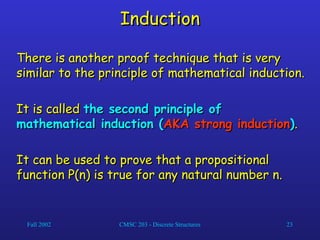 Sequences, mathematical induction and recursion | PPT
