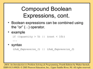 Flow of control, statements, and examples | PPT