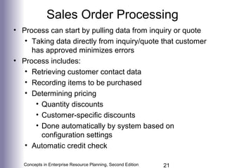 Sales Inquiry Process Chapter 3: Marketing Information Systems and the Sales Order Process | PPT