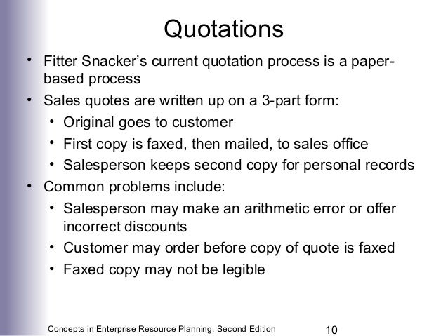 process quotations