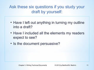 Chapter 3: Writing Technical Documents | PPT