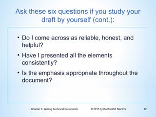 Chapter 3: Writing Technical Documents | PPT