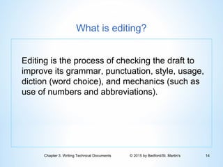 Chapter 3: Writing Technical Documents | PPT