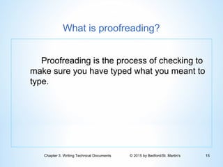 Chapter 3: Writing Technical Documents | PPT