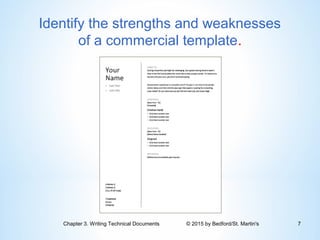 Chapter 3: Writing Technical Documents | PPT