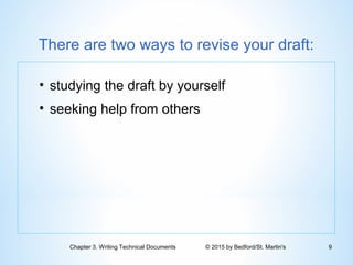 Chapter 3: Writing Technical Documents | PPT