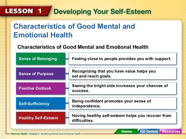 good mental and emotional health