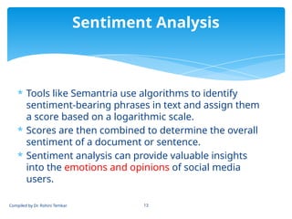 Comprehensive Guide to Social Media Text Analytics and Mining ...