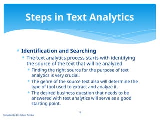 Comprehensive Guide to Social Media Text Analytics and Mining ...
