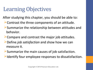 Ch03 attitudes and job satisfaction | PPT