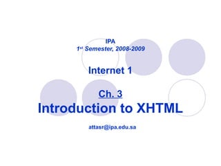 Introduction to HTML | PPT