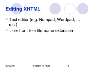 Introduction to HTML | PPT