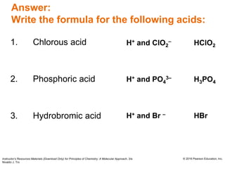 Acid Hclo2 Ch03 lecture | PPTX