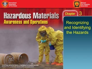 3
 Recognizing
and Identifying
 the Hazards
 