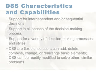 Ch03 A decision support system (DSS) | PPT