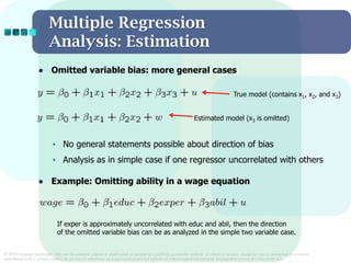 Chapter 3 Econometrics multiple regression | PDF