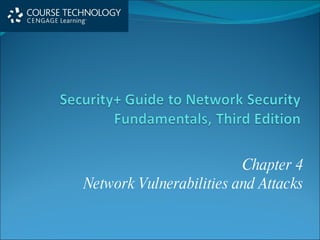 Chapter 4 Network Vulnerabilities and Attacks 