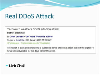 Real DDoS Attack Link Ch 4i 