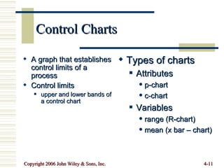 Graph Control Limit X Bar R Chart Ch04 | PPT