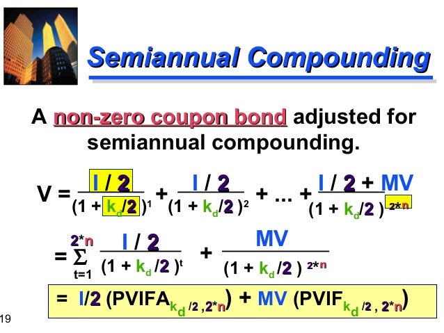 semiannual bond calculator