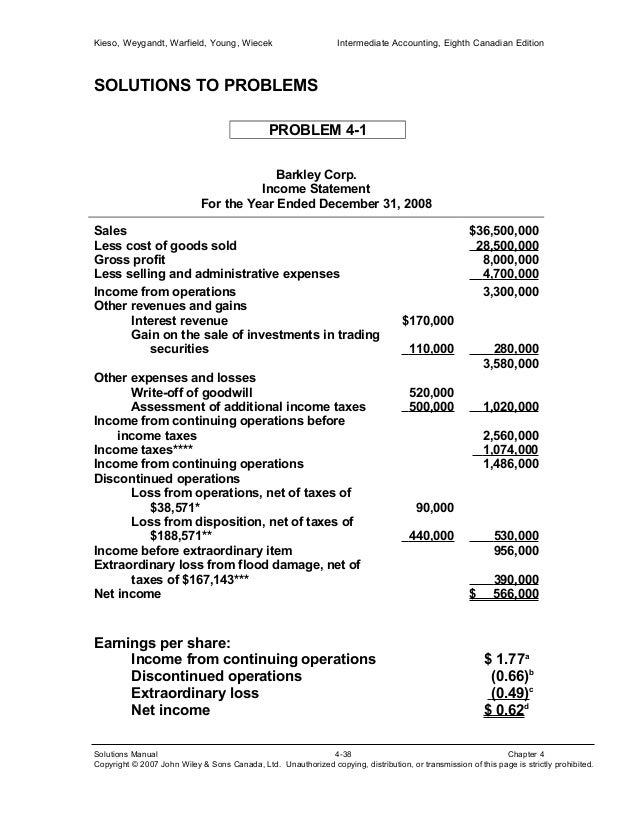ch04 soln income statement canada