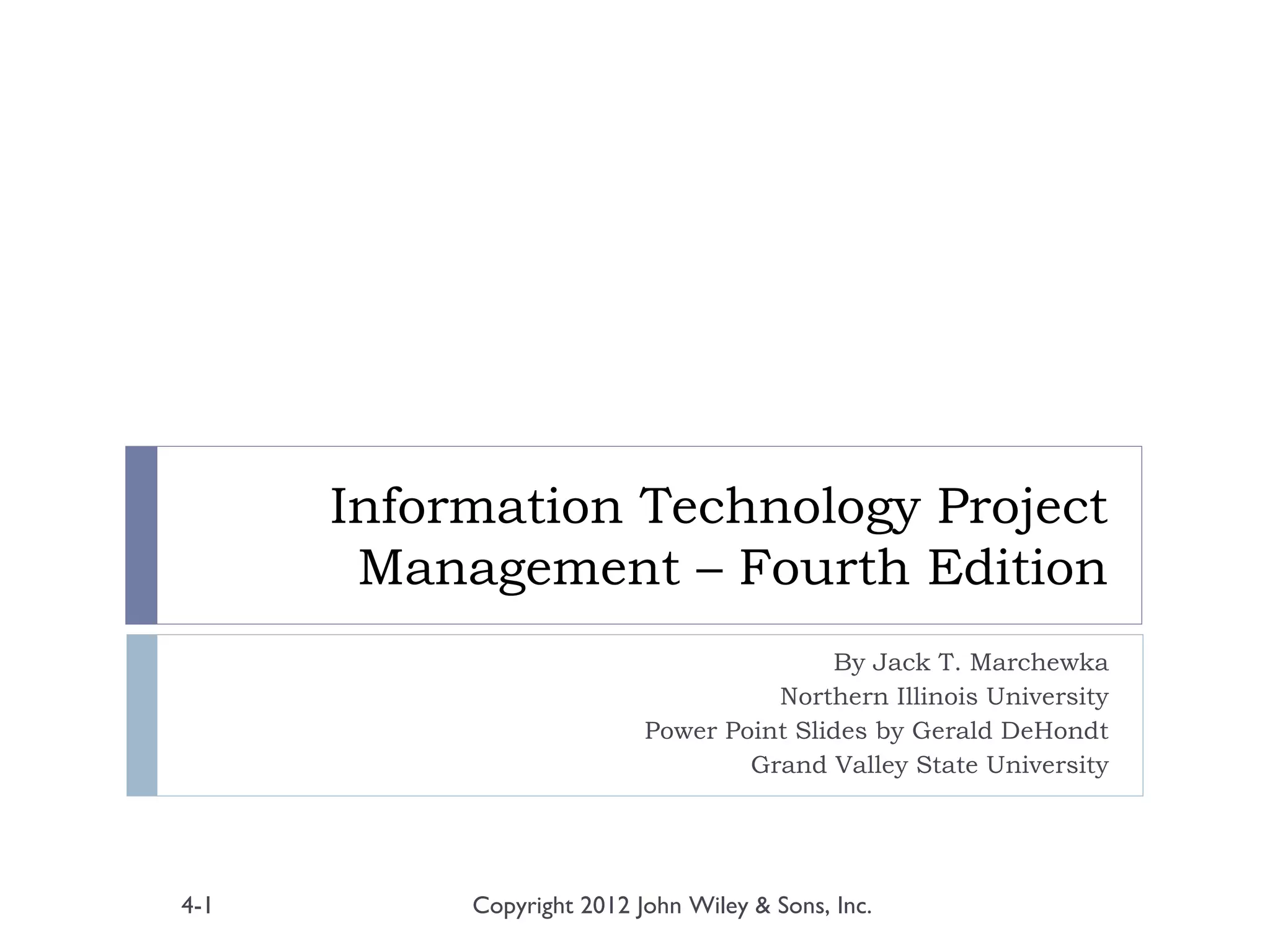 IT project management | PPT