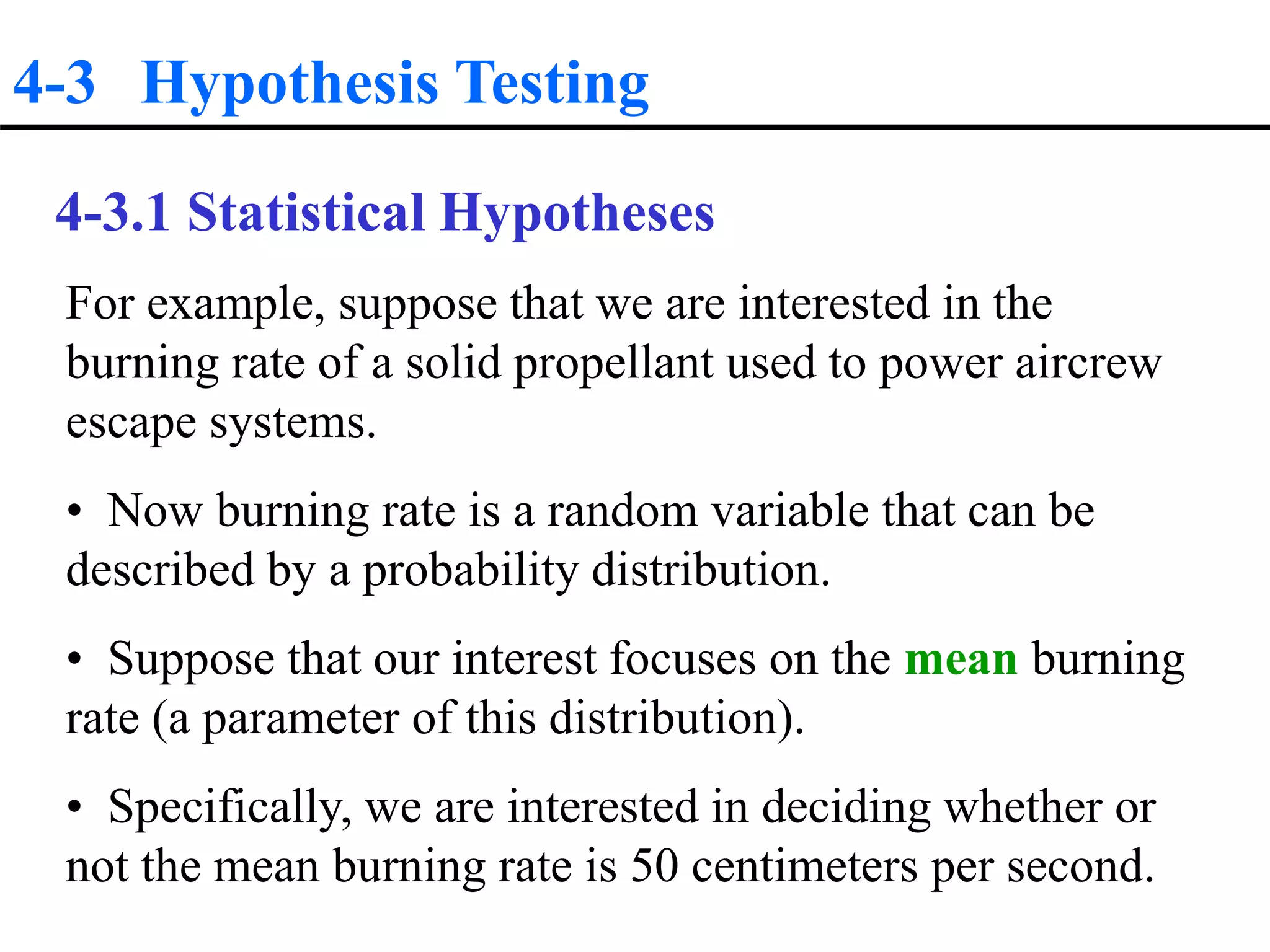 hypothesis testing | PPT