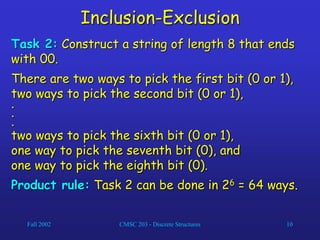 discrete mathematics counting for bachelor in information technology ...