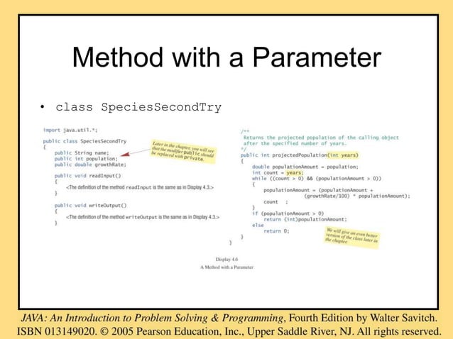 Explain Classes and methods in java (ch04).ppt