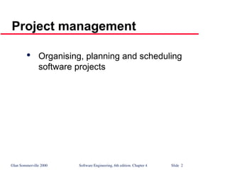 ch04 all about software project managen | PPT