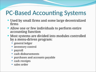 Accounting Information Systems by James A. Hall 6th ed ch04 | PPT