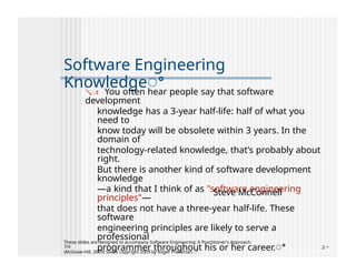 principles of practice software engineering | PPTX