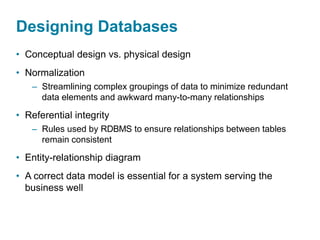 Foundations of Business Intelligence: Databases and Information ...