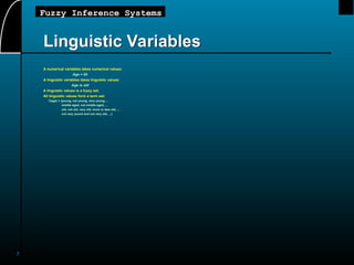Fuzzy Inference Systems by J S Rager Jan | PPT