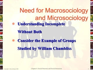 Microsociology Example C04 Henslin9e | PPT