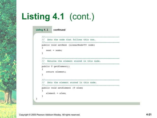 Ch04 Linked List Structure | PPT