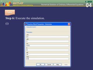 Ch 04 MATLAB Applications in Chemical Engineering_陳奇中教授教學投影片 | PPSX