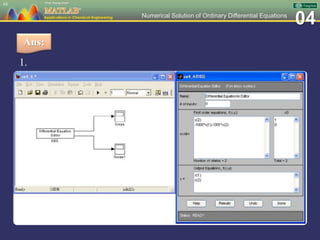 Ch 04 MATLAB Applications in Chemical Engineering_陳奇中教授教學投影片 | PPSX