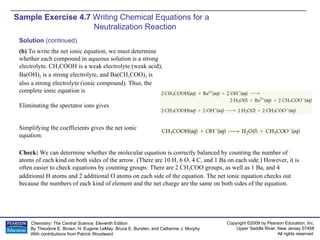AP Chemistry Chapter 4 Sample Exercise | PPT