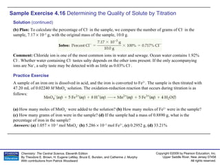 AP Chemistry Chapter 4 Sample Exercise | PPT