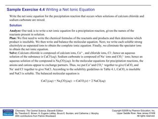 AP Chemistry Chapter 4 Sample Exercise | PPT