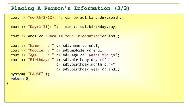 Object Oriented Programming using C++: Ch04 Structures.pptx