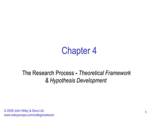 Metode Penelitian: Theoretical Framework.ppt