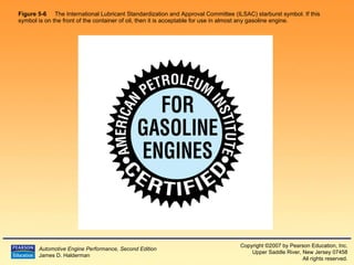 Figure 5-6   The International Lubricant Standardization and Approval Committee (ILSAC) starburst symbol. If this symbol is on the front of the container of oil, then it is acceptable for use in almost any gasoline engine. 