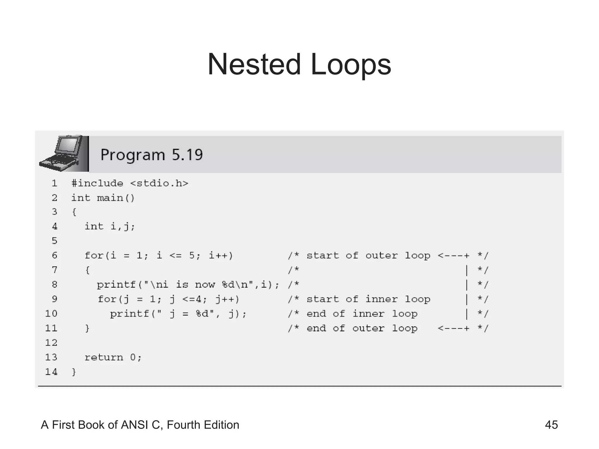Nested Loops 
