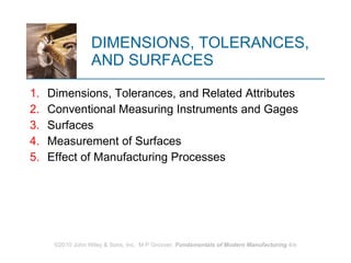 DIMENSIONS, TOLERANCES, AND SURFACES ,[object Object],[object Object],[object Object],[object Object],[object Object]