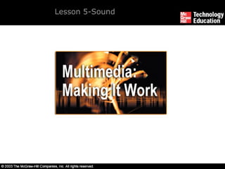 Lesson 5-Sound 